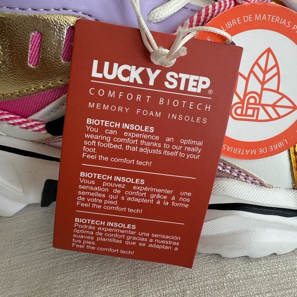 New Lucky Step Air Cooled Colorful Lightweight Sneakers - Picture 14 of 16